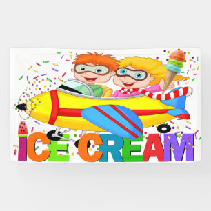 ICE Cream Banner (Airplane Series)