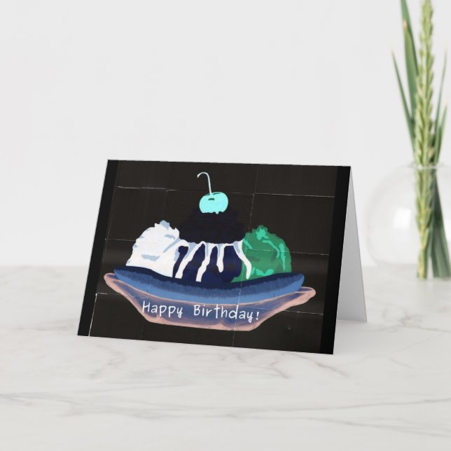 Ice Cream Birthday Card (Front)