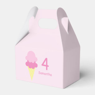 Ice Cream Birthday Favor Box