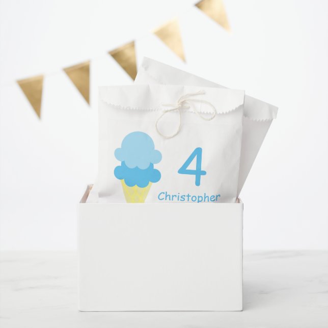 Ice Cream Birthday Favour Bag (Party)