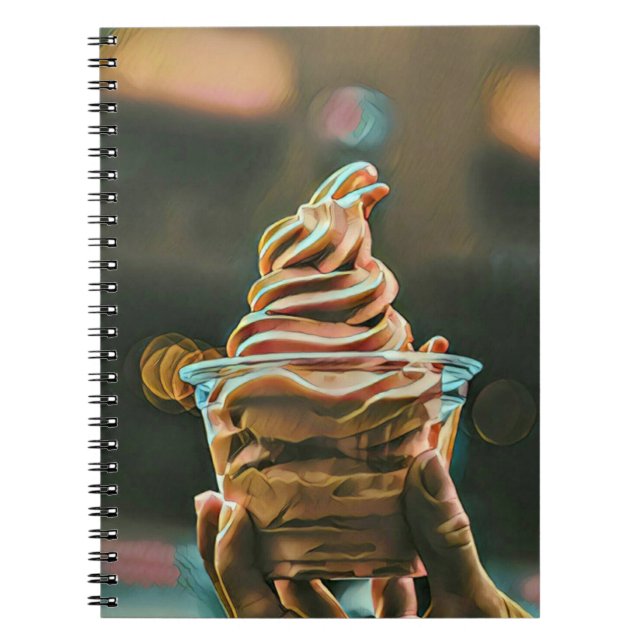 Ice cream birthday gift notebook (Front)