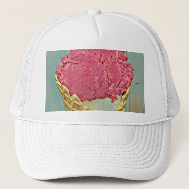 Ice cream birthday gift trucker hat (Front)