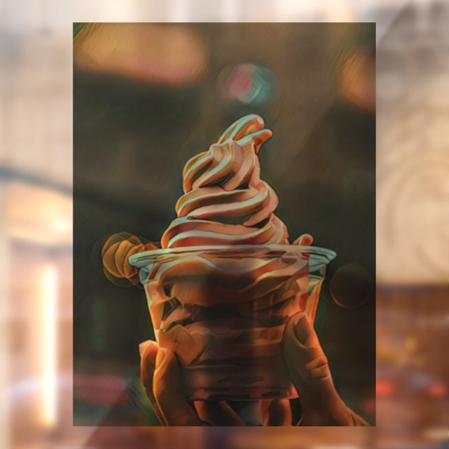 Ice cream birthday gift window cling (Sheet 2)