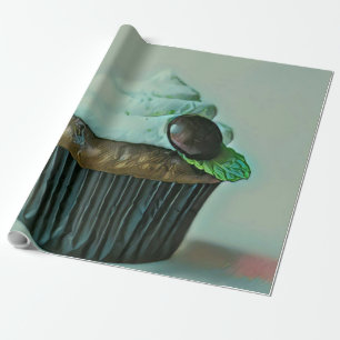 Ice cream birthday gift wrapping paper