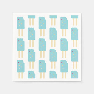Ice Cream Birthday Party Cones Napkin