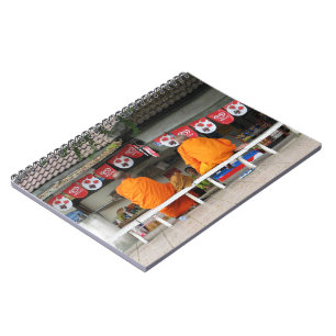Ice Cream Break ... Buddhist Monks Thailand Notebook