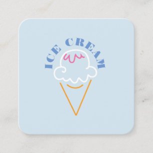 Ice cream business card