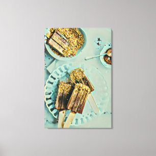 Ice cream cake canvas print