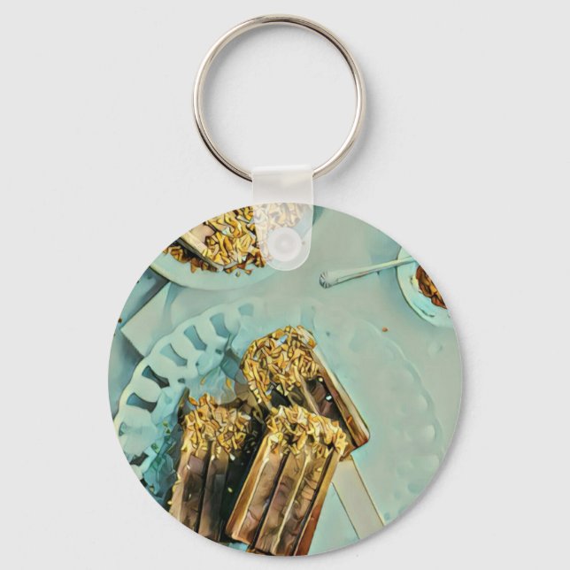 Ice cream cake keychain (Front)