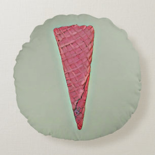 Ice cream cake round pillow