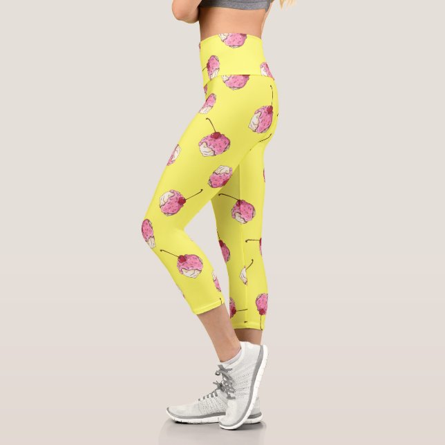 Ice Cream Capri Leggings (Left)