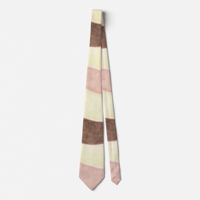 Ice Cream Coloured Tie (Front)