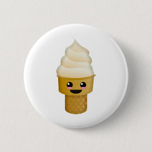 Ice cream cone ! 2 inch round button