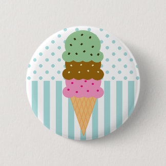 Ice Cream Cone Button