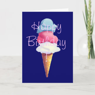 ICE CREAM CONE by SHARON SHARPE Card