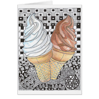 Ice Cream Cone Card