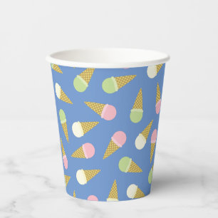 Ice Cream Cone Cute 1st Birthday Kids Paper Cups