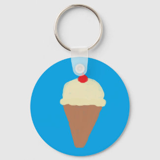 ice cream cone keychain