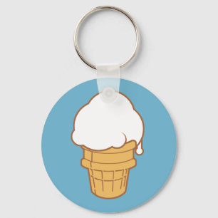 Ice Cream Cone Keychain