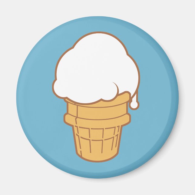 Ice Cream Cone Magnet (Front)
