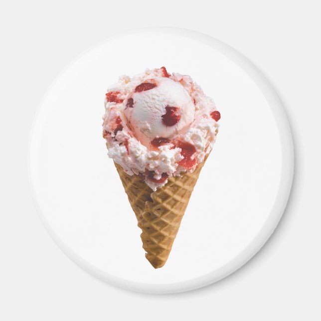 Ice Cream Cone Magnet (Front)