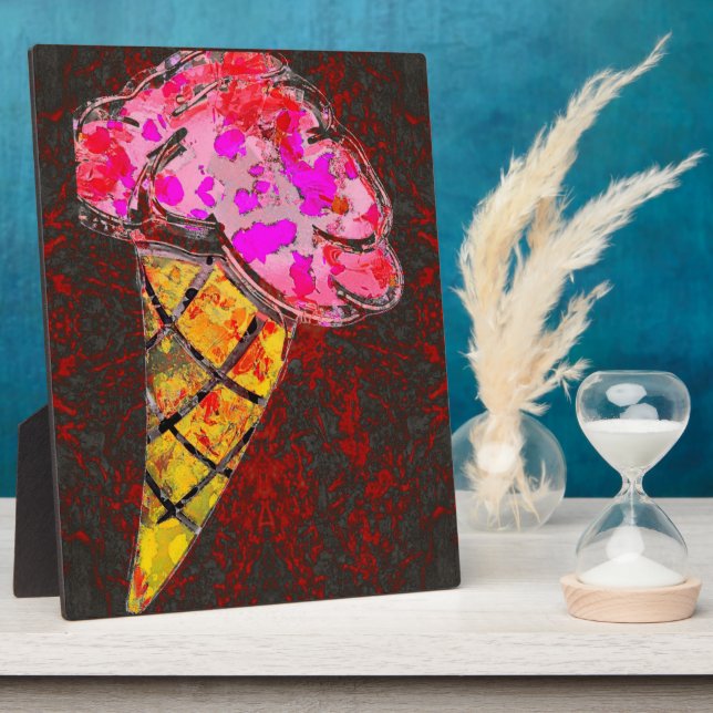 Ice Cream Cone Plaque (Side)