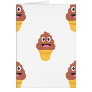 ice cream cone poo emoji