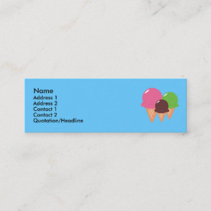 Ice Cream Cone Profile Cards