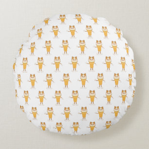ice cream cone round pillow