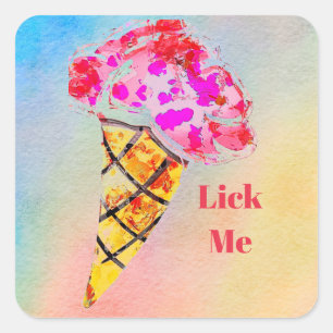 Ice Cream Cone Sticker