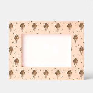 Ice Cream Cones Design Etched Frames