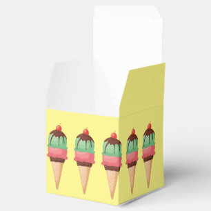 Ice Cream Cones Favor Box