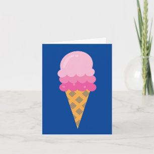 ICE CREAM CONES NOTE CARDS