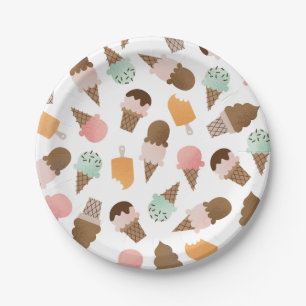 Ice Cream Cones Paper Plates
