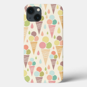 Ice cream cones pattern iPhone 13 case