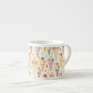Ice cream cones pattern espresso cup