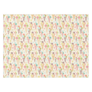 Ice cream cones pattern tablecloth
