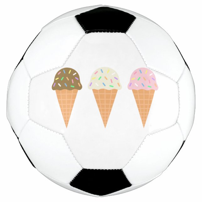 Ice Cream Cones Soccer Ball (Front)