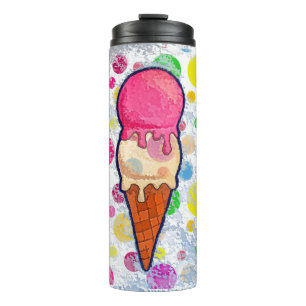 Ice Cream Cones Thermal Tumbler