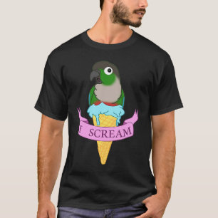 Ice cream conure I scream green cheeked conure  Pa T-Shirt