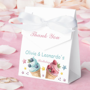 Ice Cream Cool Birthday Party Favor Box