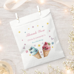 Ice Cream Cool Birthday Party Favour Bag