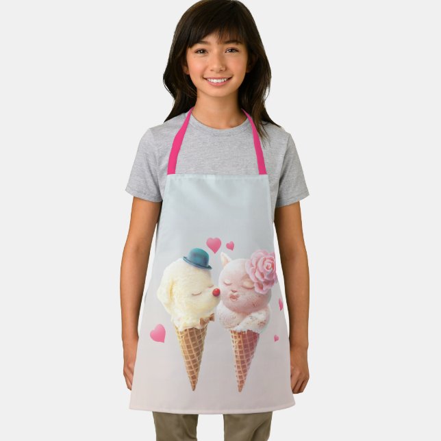 Ice Cream Couple – Love at First Lick Apron (Insitu)