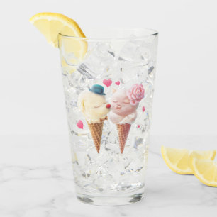 Ice Cream Couple – Love at First Lick Glass
