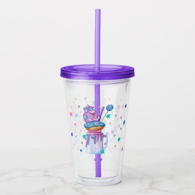 Ice Cream Delight Acrylic Tumbler (Front)