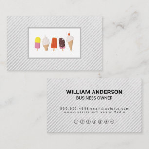 Ice Cream Desserts  Loyalty Card