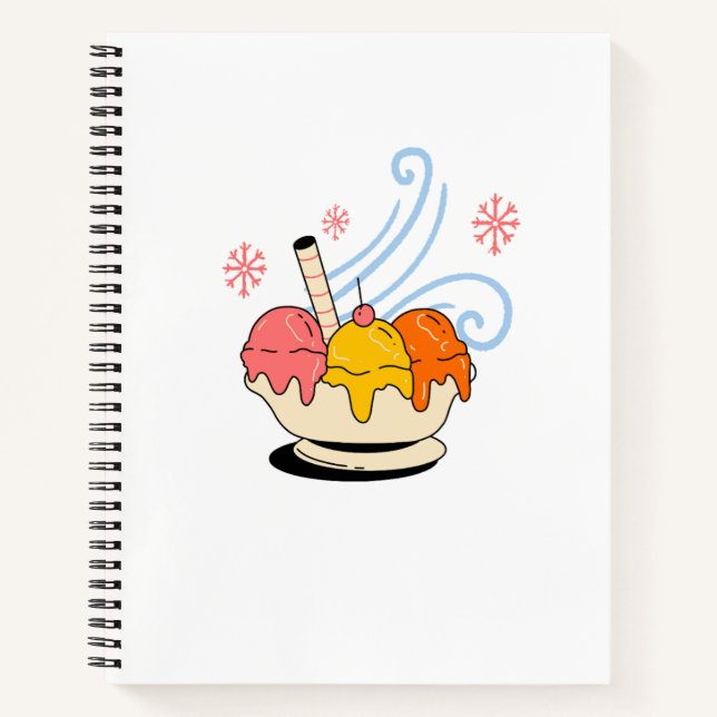 Ice Cream Dream Notebook (Front)