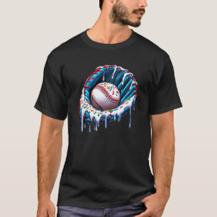Ice Cream Drip Baseball Bat With Sprinkles Drip Ic T-Shirt