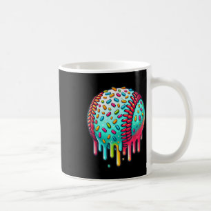 Ice Cream Drip Baseball Stuff Baseball Drip For Bo Coffee Mug