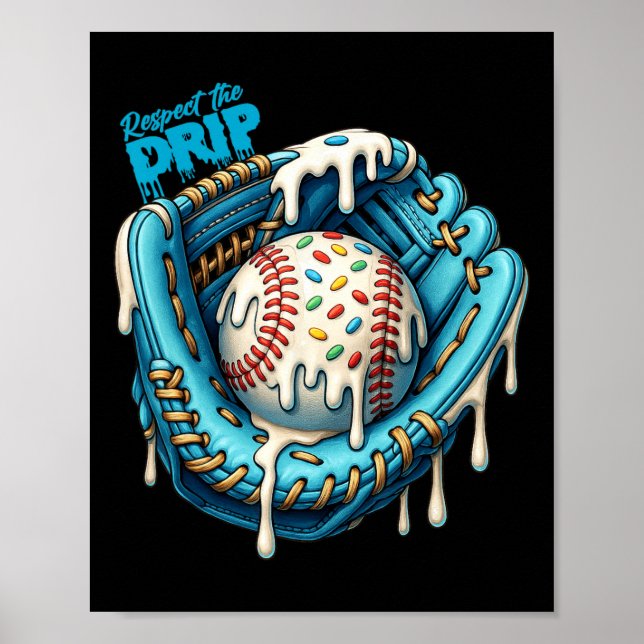 Ice Cream Drip Bysebyll Stuff Bysebyll Drip Respec Poster (Front)